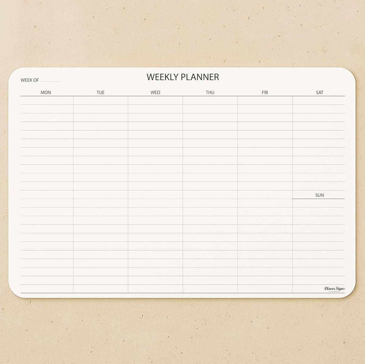 Landscape Weekly Planner Pad - view 2