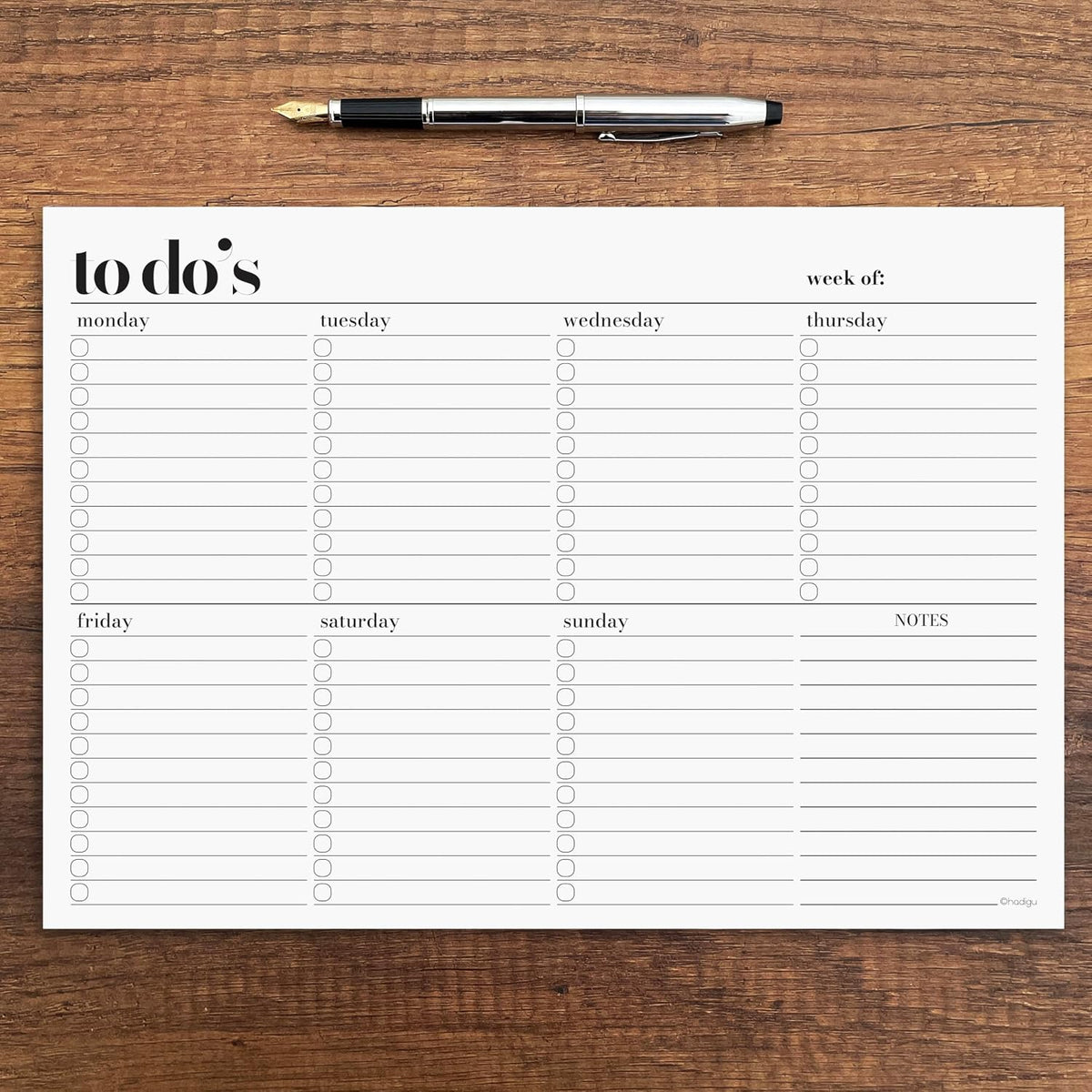 Weekly To-Do Planner Pad - view 2