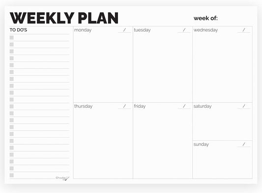 Weekly Plan Desk Pad - view 1