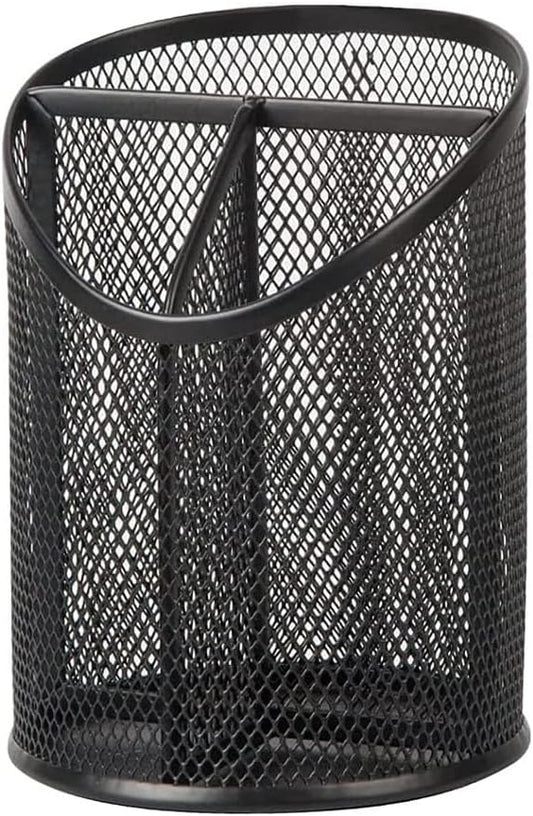 Black Mesh Pen Cup - view 1