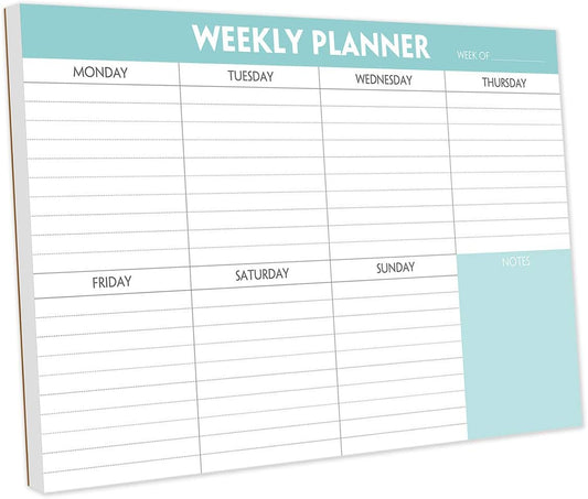 Weekly Planner Pad with Notes - view 1